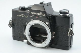 【as - Is】 Minolta Srt101 Black 35mm Slr Film Camera Body From Japan 106228/386