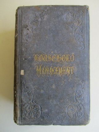 First Edition - The Book Of Household Management By Mrs.  Isabella Beeton,  1861