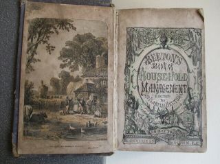 First Edition - THE BOOK OF HOUSEHOLD MANAGEMENT BY MRS.  ISABELLA BEETON,  1861 4