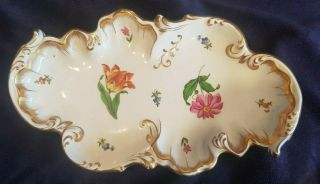Vintage Herend Hungary Hand Painted Serving Plate
