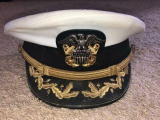 Vintage Wwii World War 2 United States Navy Usn Officer 