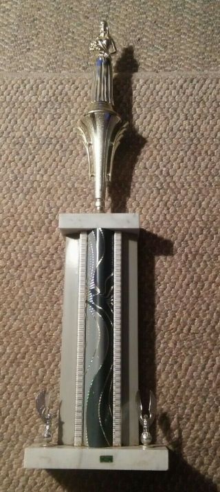 000 Vintage Beauty Pageant Trophy 23.  5 " Tall