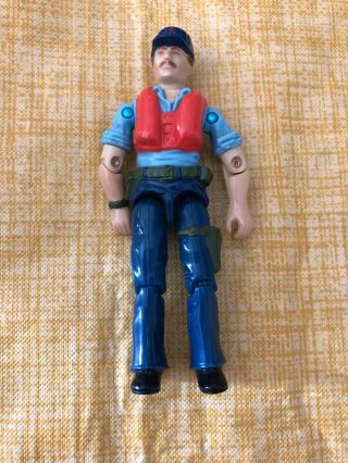 Gi Joe Vintage 80s Figure Hasbro 1984 Cutter Whale Pilot