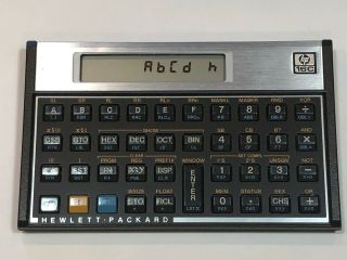 Hewlett - Packard Hp - 16c Computer Scientest Calculator With Handbooks And Case