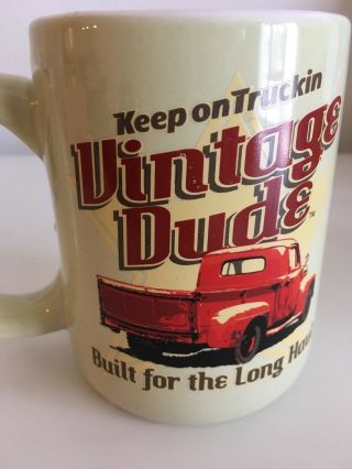 Laid Back Cf12018 Vintage Dude Pickup Truck Coffee Mug,  14 - Ounce