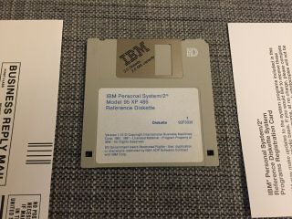 IBM PS/2 Model 95 XP 486 Reference Disk With Manuals and XGA Drivers 2