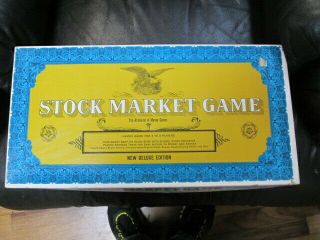 Vintage 1968 Whitman " Stock Market Game " 4821 Deluxe Edition