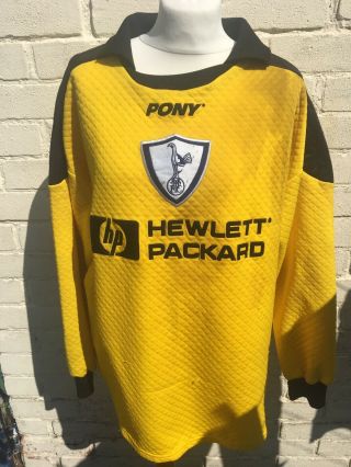 Vintage Tottenham Shirt Goalkeeper Xl Shirt Pony 42/44