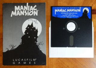 Maniac Mansion For The Commodore 64 128 1987 Lucasfilm Games