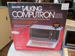 Vintage 1986 Sears Electronic Talking Computron 1980 