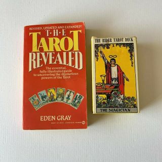 Vintage The Rider Tarot Deck And The Tarot Revealed Book
