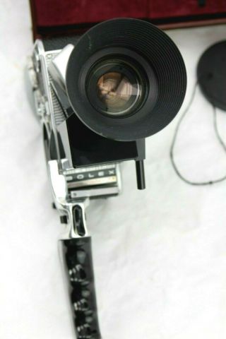 Paillard Bolex P3 8mm Movie Camera with Som - Berthiot f1.  9 8 - 40mm Zoom Lens 3