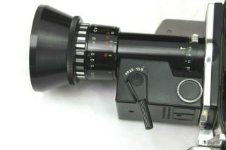 Paillard Bolex P3 8mm Movie Camera with Som - Berthiot f1.  9 8 - 40mm Zoom Lens 6