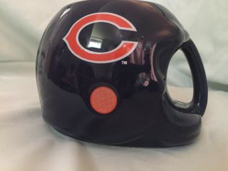 Vintage Chicago Bears Helmet Coffee Mug Sports Concepts 3.  5 " Tall 1986 3d Mask