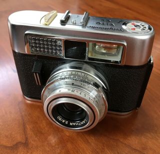 Voigtlander Vito Cl 135 35mm Vintage Film Camera W/ Lanthar 2.  8 50mm Lens/case