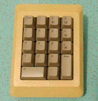 Vintage 1980s Apple Computers M0120 Numeric Keypad Retro Macintosh