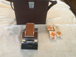 Vintage Polaroid Sx - 70 Land Camera /w Case And For Repair Or Parts