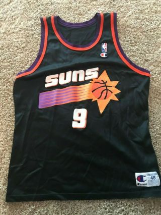 Vintage Champion Authentic Phoenix Suns Jersey Size 48 Dan Majerle
