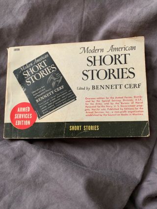 Modern American Short Stories - Armed Services Edition