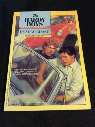 Hardy Boys 68: Deadly Chase By Franklin W.  Dixon Richard Williams Art