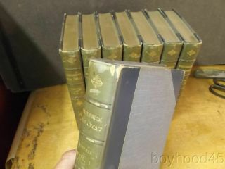 History of Friedrich II of Russia by Thomas Carlyle - 8 Vols.  - Leather - 1898 12