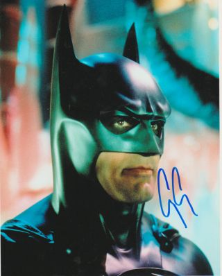 George Clooney Signed Autographed Vintage Sexy 8 X10 Batman Photo,