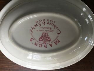Vintage Crabtree & Evelyn Soap Dish WHITE and RED 5