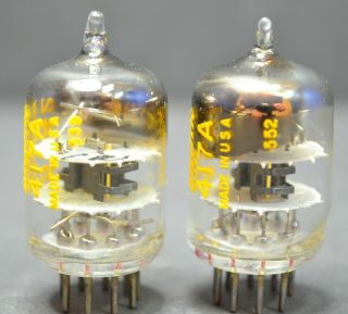 WESTERN ELECTRIC WE - 417A 5842 NOS PERFECT MATCHED PAIR - CLOSE CODES FROM 1955 3
