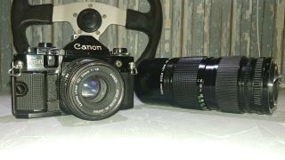 Canon A1 Camera With 2 Lenses