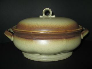 Mikasa Whole Wheat E 8000 Covered Casserole 2 Qt With Lid Vintage Discontinued