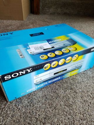 Sony Slv - N750 Vcr Vhs Video Cassette Player/recorder,  Factory