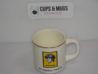 Vintage 1970s Pittsburgh Pirates Mlb Baseball Logo Coffee Mug