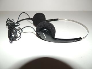 Vintage Sony Headphones Mdr - 006 - Metal Headband -