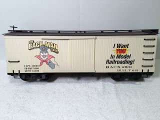 Bachmann Trains - Wood Sided Box Car - Vintage Advertising Sample From 2001