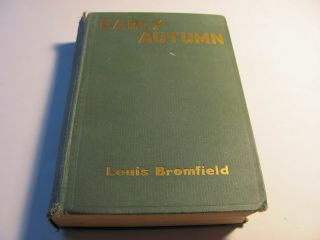 Vintage Book - Early Autumn,  A Story Of A Lady By Louis Bromfield 1926 - Hb
