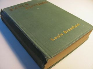 VINTAGE BOOK - EARLY AUTUMN,  A STORY OF A LADY by LOUIS BROMFIELD 1926 - HB 3