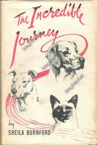 Vintage Book: The Incredible Journey By Sheila Burnford (1961) - P&p