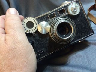 Vintage 35mm Argus C - 3 Rangefinder Camera C3 Brick 3.  5 Cintar With Case 5