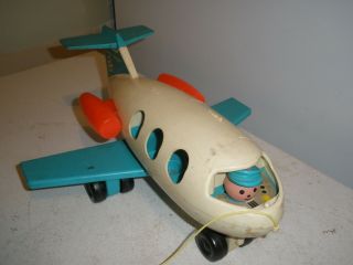Vintage Fisher - Price Little People Airplane 3