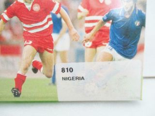 VINTAGE LIGHTWEIGHT SUBBUTEO 63000 TEAM NIGERIA 1994 WORLD CUP TEAM No810 BOXED 4