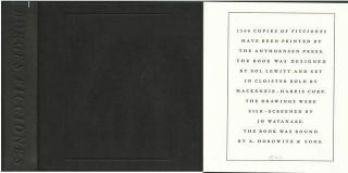 Ficciones Jorge Luis Borges Silk - Screens Sol Lewitt Limited Editions Club