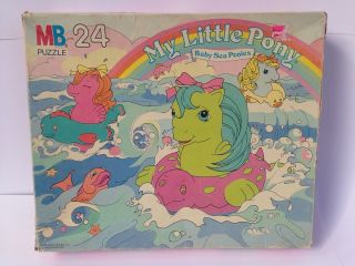 My Little Pony Puzzle Vintage Baby Sea Ponies G1 Complete