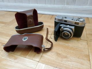 Kodak Retina Iic Rangefinder Camera W/schneider Xenon C 50mm F/2.  8 Lens,  Case