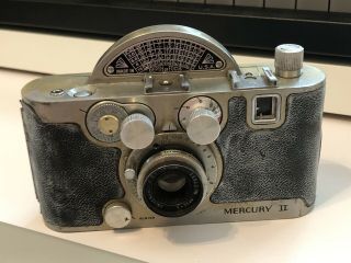 Mercury Ii Model Cx Camera Universal Tricor 35mm F 2.  7 Lens Half Frame