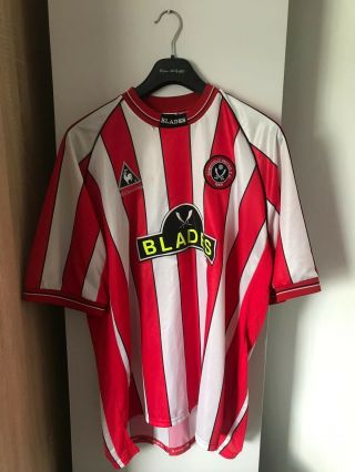 Vintage 1999 - 2000 Sheffield United Home Shirt