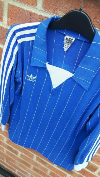 Vintage Adidas France Style T - Shirt/football Shirt Size Small/xs Ventex/schwann