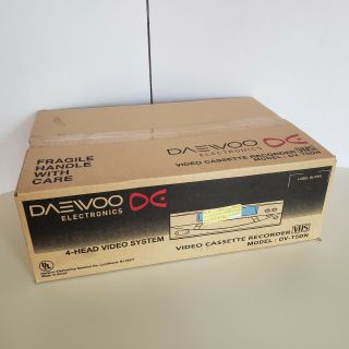 Daewoo Vcr Vhs 4 Head Recorder Dv - T5dn Factory Nib