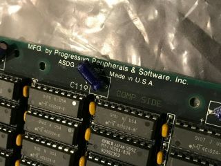 PROGRESSIVE PERIPHERALS MEMORY EXPANSION CARD FOR COMMODORE AMIGA AS - IS 5