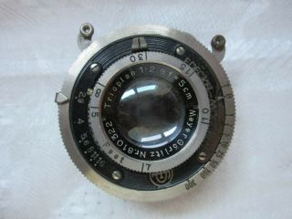 Vintage F.  Deckel Munchen - Meyer Gorlitz Lens,  Trioplan 1:2.  9 F 5cm