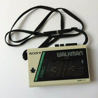 Vintage Sony Walkman Wm - 11 Stereo Cassette Player Plays Repair Or